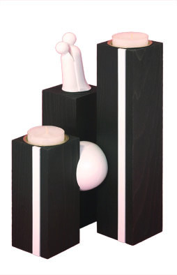 Ulmik - MODERN LINE Kugelleuchter Schwarz-Weiß