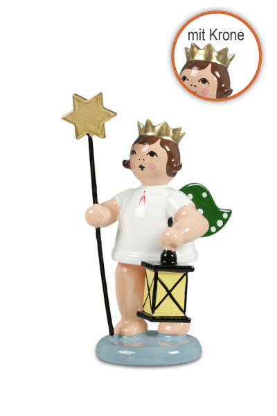 Ellmann - Engel mit Stern und Lampe mit Krone