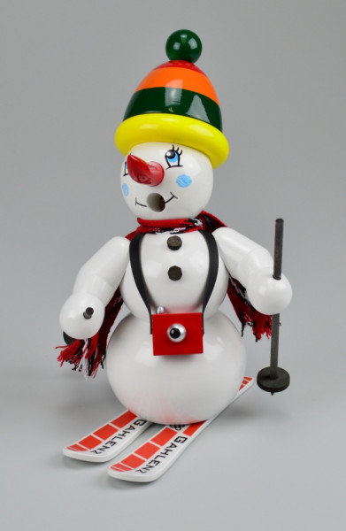 Gahlenz - Räuchermännchen Schneemann mit Ski