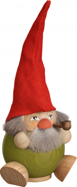 Seiffener Volkskunst eG - Kugelräucherfigur Duftzwerg Thymian 19 cm