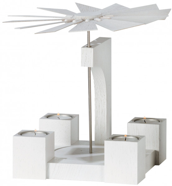 KWO - moderne Pyramide Eiche weiß