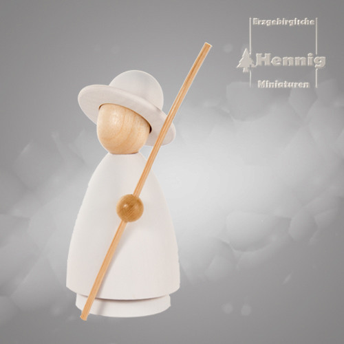 Hennig Figuren - Schäfer modern groß natur/weiss