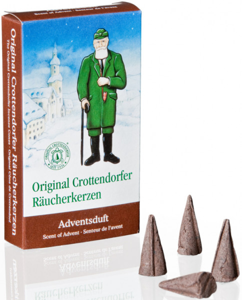 Crottendorfer Räucherkerzen - Adventsduft 100 Pack.