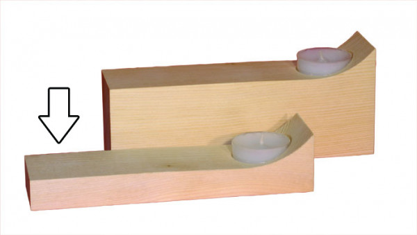 Ulmik - MODERN LINE Lichtsockel klein natur