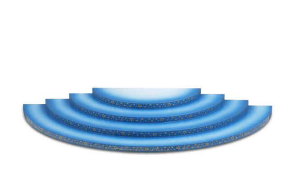 Ellmann - Wolke 4-stufig blau-weiß / 43 *20 cm
