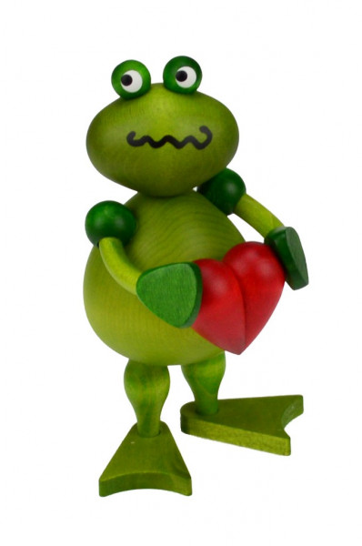 Drechslerei Martin - Frosch Freddy mit Herz
