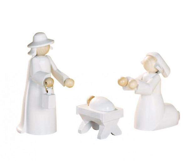 KWO - Figuren für Lichterbogen - Heilige Familie, 3 tlg.