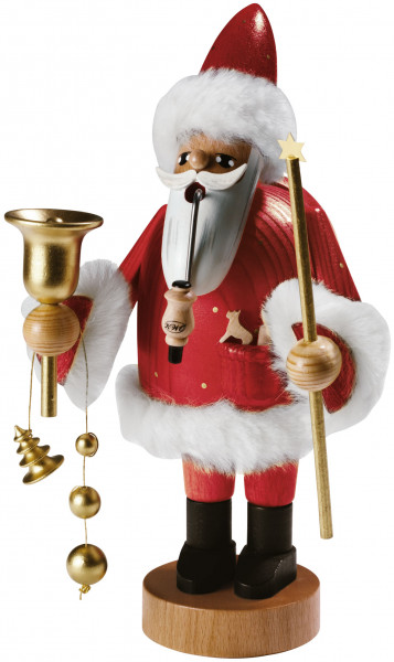 KWO - Räuchermann Santa Claus rot L