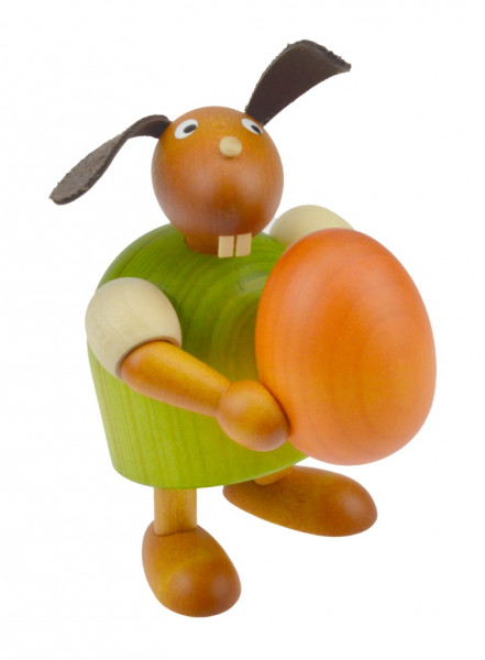 Drechslerei Martin - Hase mit Ei grün