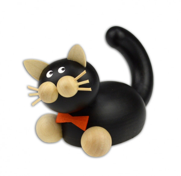 Drechslerei Martin - Katze Kurt auf der Lauer 6 cm