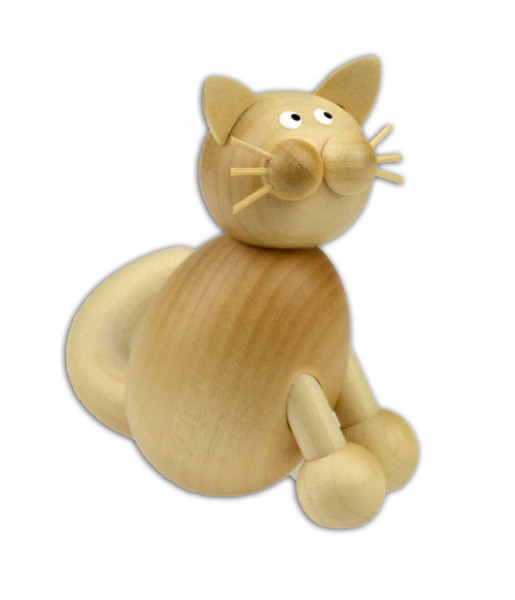 Drechslerei Martin - Katze Onkel Moritz 8,5 cm