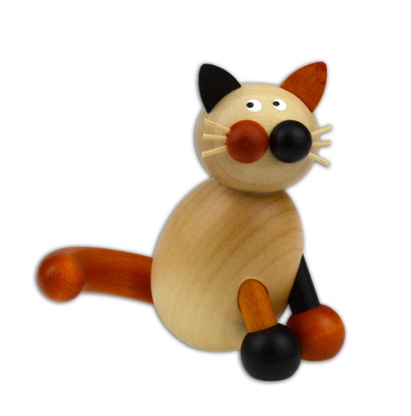 Drechslerei Martin - Katze Katze Tante Lu 8,5 cm
