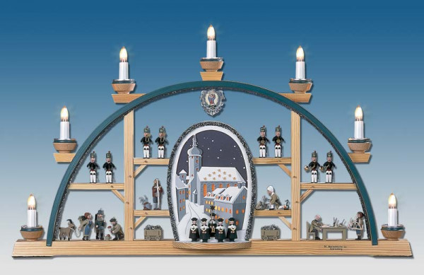Klaus Kolbe - Schwibbogen Marienberg -St. Marien- Kurrende