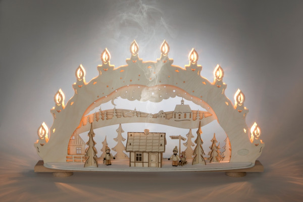Weigla - Lichterbogen m. RH 10 flg. "Winter Zauberland"