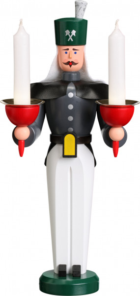 Seiffener Volkskunst eG - Traditionsfiguren Bergmann farbig bemalt 26 cm