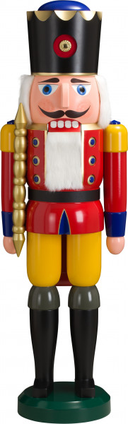 Seiffener Volkskunst eG - Nussknacker König rot 100 cm
