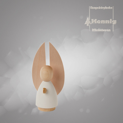 Hennig Figuren - Verkündigungsengel modern groß natur/weiss