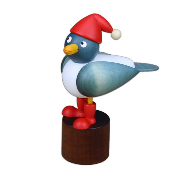 Drechslerei Martin - Weihnachtsmöwe, hellblau