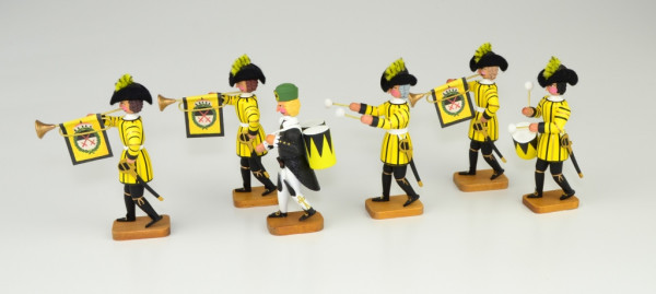 Walter Werner - Sächsische Hofläser - 6 Figuren