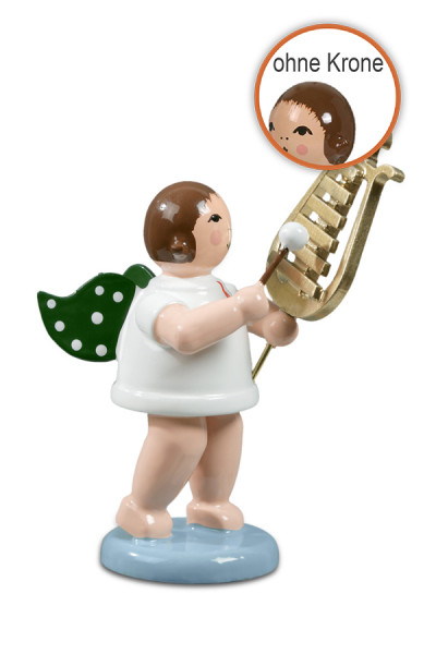 Ellmann - Engel mit Lyraglockenspiel ohne Krone