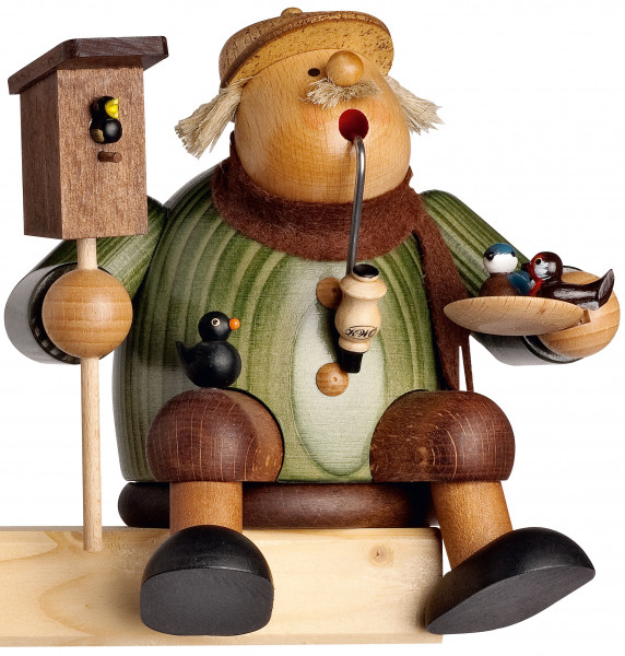 KWO - Räuchermann Kantenhocker-Vogelfreund