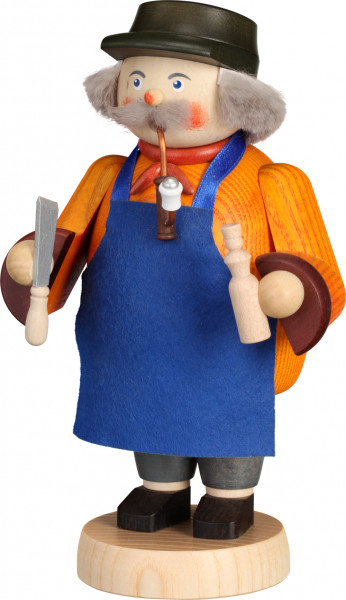 Seiffener Volkskunst eG - Räuchermännchen Spielzeugmacher 18 cm
