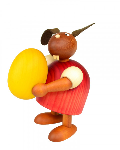 Drechslerei Martin - Hase mit Ei rot