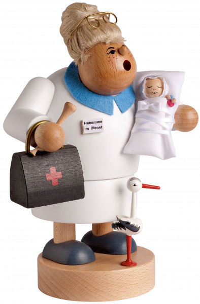 KWO - Räuchermann Hebamme