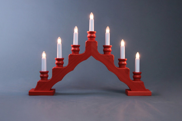 Weigla - Schwibbogen Trendiger Schwede rot