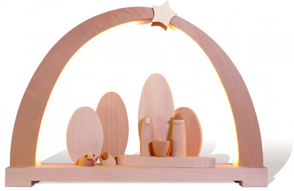 Rauta Edition FG - LED-Schwibbogen mit Heiliger Familie
