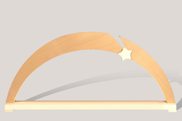 Rauta Edition FG - LED Schwibbogen geschwungen, modernes Design unbestückt