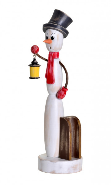 KWO - Räuchermännchen Schneemann &quot;Shabby Chic&quot;