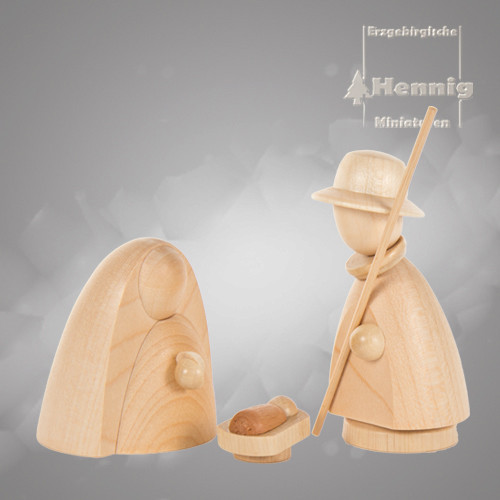 Hennig Figuren - Heilige Familie modern groß natur