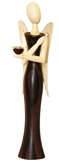 Kollektion Sternkopf - Engel aus Makassar (Ebenholz)