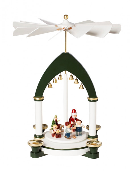 KWO - Pyramide Weihnachtsfest, weiß/grün