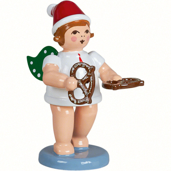 Ellmann - Weihnachtsengel mit Brezel mit Mütze