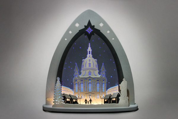 Weigla - Lichterspitze LED &quot;Dresdner Frauenkirche&quot;
