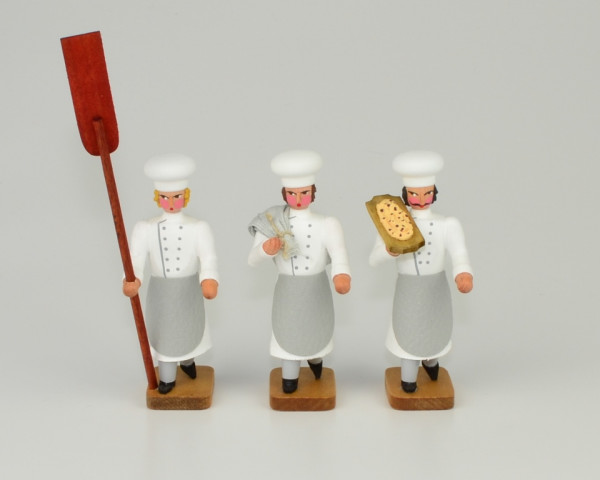 Walter Werner - 3 Bäckergesellen mit Stollenschieber, Mehlsack u. Trog
